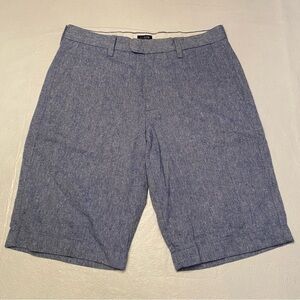 J. Crew Men’s Size 29 Heathered Blue Rivington Casual Flat Front Shorts